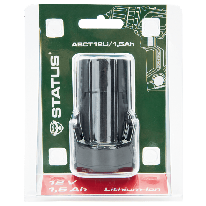 STATUS ABCT 12Li / 1.5 Ah аккумулятор - фото 7734