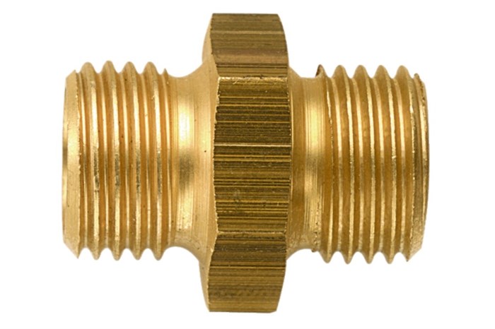 Двойной ниппель, внешняя резьба 3/8" x внешняя резьба 3/8", Metabo, 0901026149 - фото 77372
