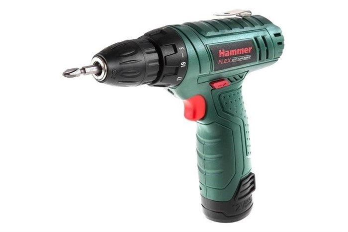 HAMMER Flex ACD12/2LE, дрель аккумуляторная - фото 7773