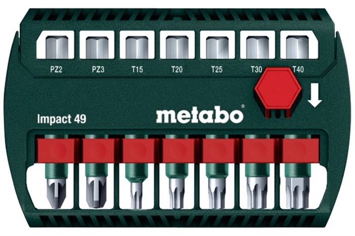 Набор бит Impact 49, Metabo, 628850000 - фото 78357