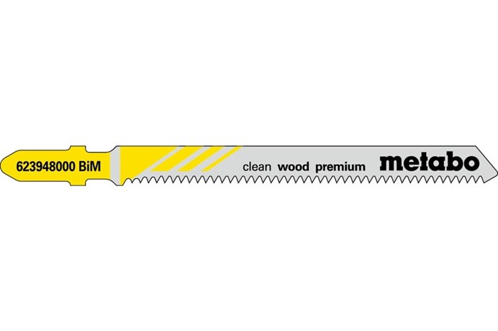 5 лобзиковых пилок, серия «clean wood premium», 74/ 1,7 мм, Metabo, 623948000 - фото 78998