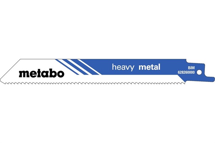 5 пилок для сабельных пил, «heavy metal», 150 x 1,25 мм, Metabo, 628260000 - фото 79045