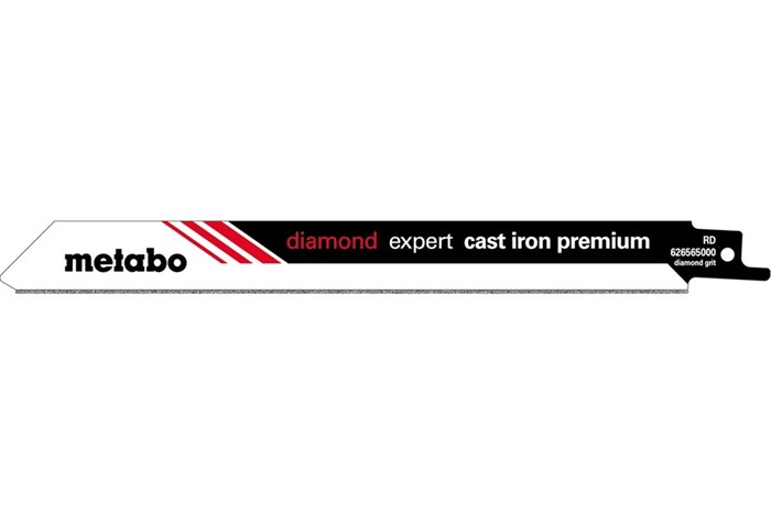 2 пилки для сабельных пил, серия «expert cast iron premium», 200 x 1,0 мм, Metabo, 626565000 - фото 79066