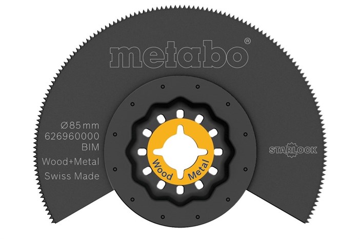 Сегментное пильное полотно, дерево/металл, BiM, O 85 мм, Metabo, 626960000 - фото 79127