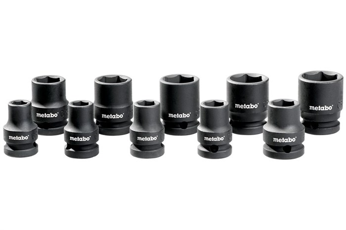Набор ударопрочных торцевых головок 1/2", Metabo, 628831000 - фото 79486