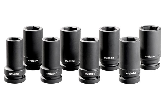 Набор ударопрочных торцевых головок 1", Metabo, 628835000 - фото 79490