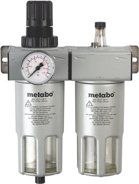 Блок подготовки сжатого воздуха FRL-180, Metabo, 0901063869 - фото 79752