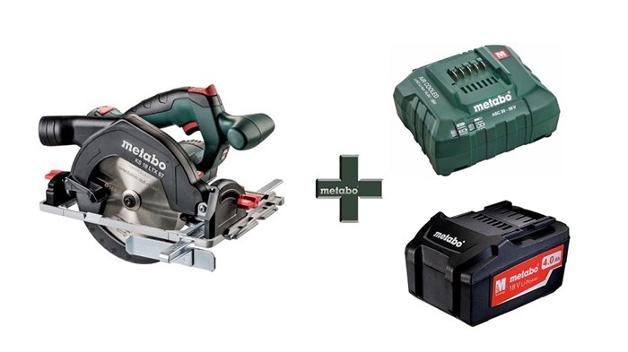 Аккумуляторная ручная дисковая пила Metabo KS 18 LTX 57, T03480 - фото 79784