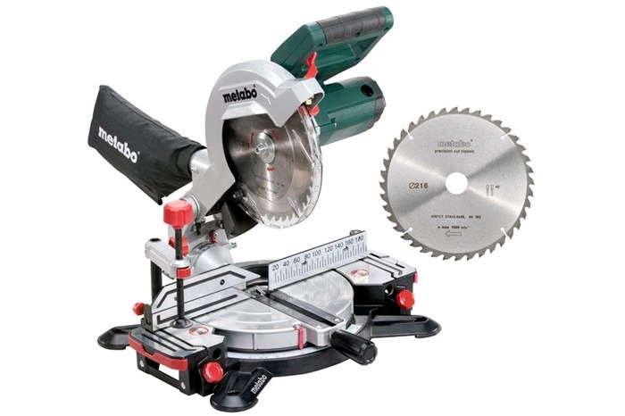 Торцовочная пила KS 216 M Lasercut Set Metabo, 690874000 - фото 79901