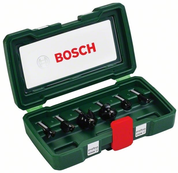 Набор фрез (6 шт; НМ хв - 8 мм) Bosch 2.607.019.463 - фото 79970