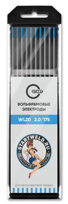 Вольфрамовый электрод WL 20 2,0/175 (голубой) WL2020175 - фото 82104