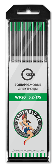 Вольфрамовый электрод WP 3,2/175 (зеленый) WP2032175 - фото 82113