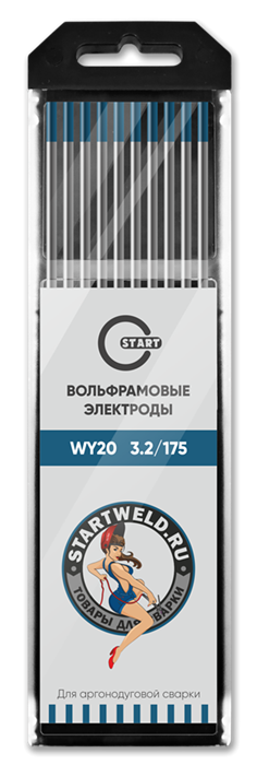 Вольфрамовый электрод WY 20 3,2/175 (синий) WY2032175 - фото 82125