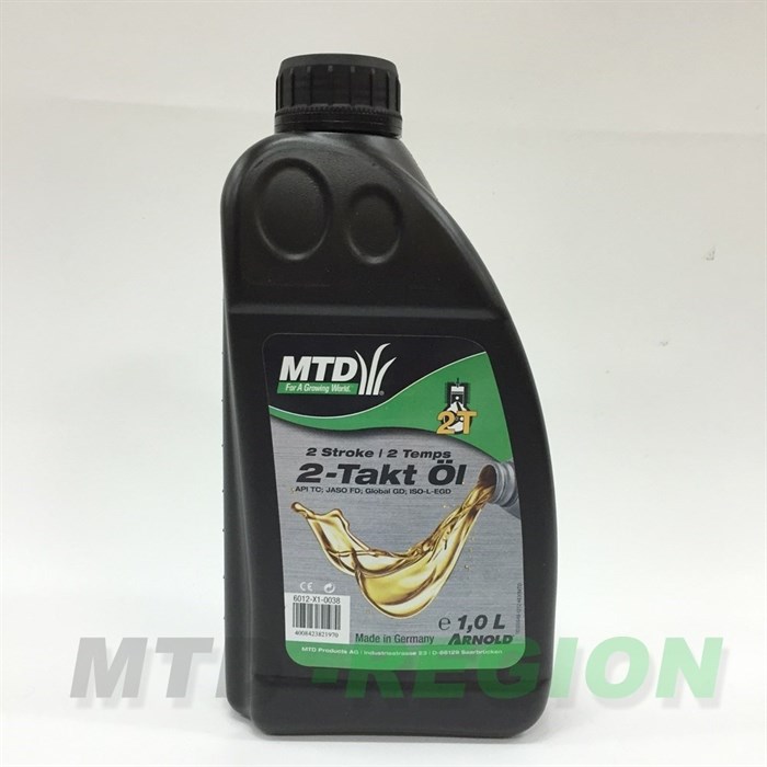 Масло 2-тактное MTD API-TC, 1л - фото 82868