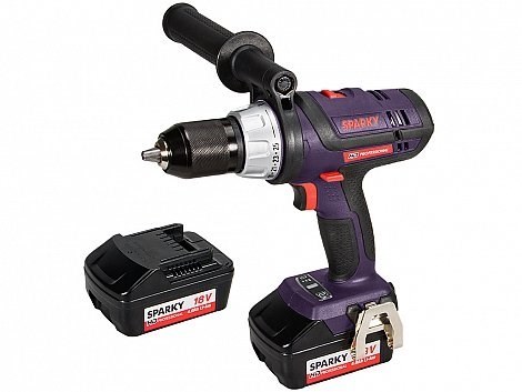 SPARKY BUR2 18 Li HD дрель аккумуляторная - фото 8449