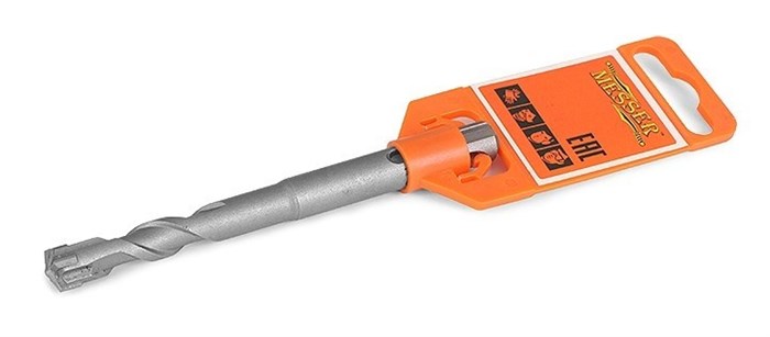 Бур MESSER по бетону 8,0х350 с хвостовиком SDS-Plus, тип "+" - фото 85018