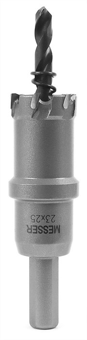 ТСТ коронка MESSER 23X25 с центрирующим сверлом и толкающей пружиной - фото 86239