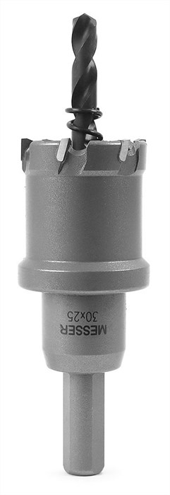 ТСТ коронка MESSER 29X25 с центрирующим сверлом и толкающей пружиной - фото 86257