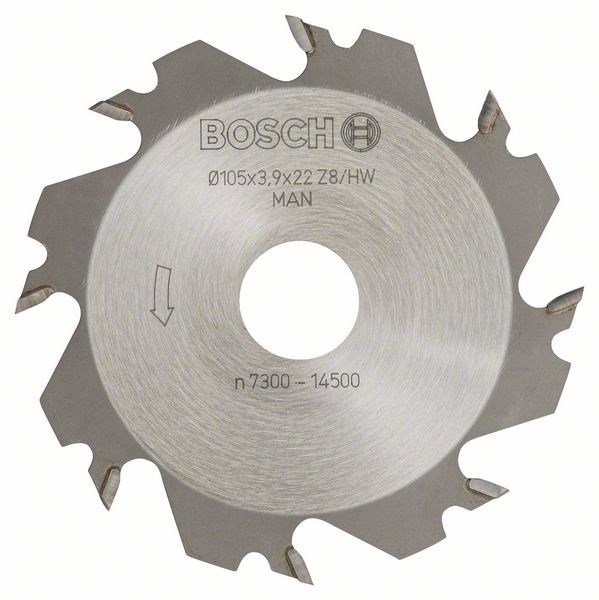 BOSCH Фреза дисковая для GFF 22 A Prof 105X22X4 8T, 3608641013 - фото 87840