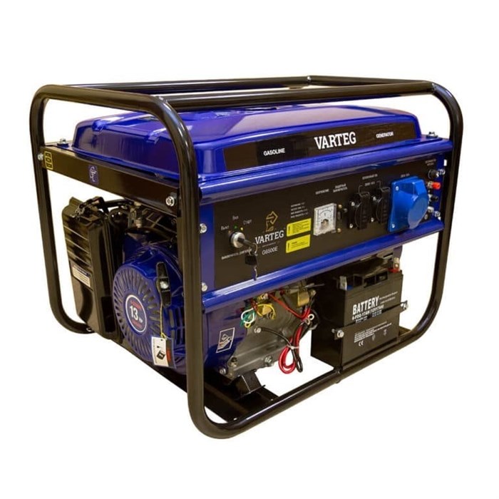 Бензиновый генератор Varteg G6500 E - фото 91561