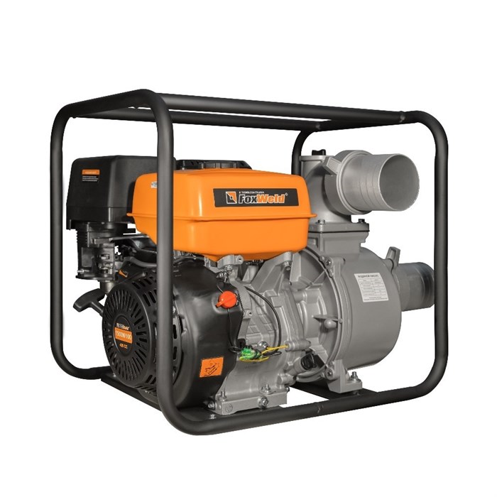 Мотопомпа бензиновая FoxWeld 1500W100 - фото 91967