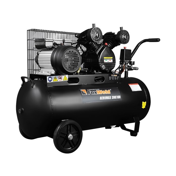 Компрессор масляный ременной FoxWeld AEROMAX 390/100 - фото 93277
