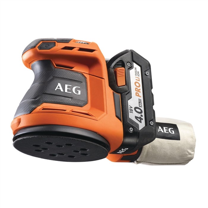AEG BEX18-125-0,  451086 эксцентриковая шлифовальная машина - фото 9519