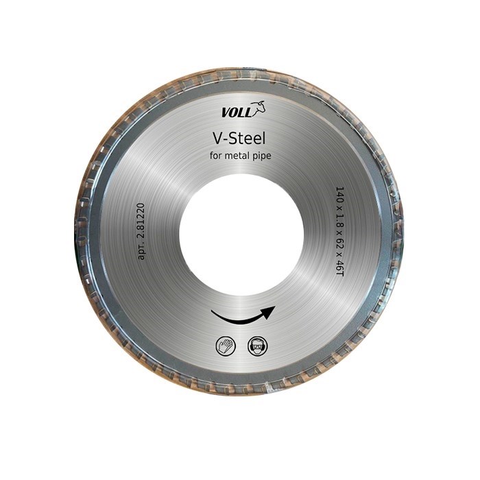 Отрезной диск V-Steel для электрического трубореза VOLL V-CUT 270E/400Е - фото 98267