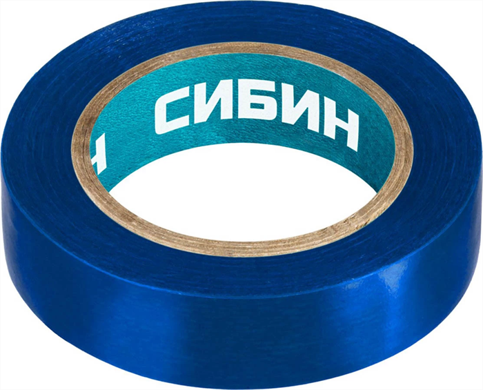 СИБИН 15 мм х 10 м, изоляционная лента пвх 1235-7 - фото 99279