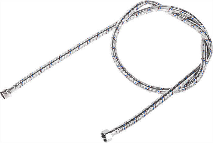STAYER 1/2", 1.5 м, оплетка из нержавеющей стали, подводка гибкая для воды 51015-G/S-150 - фото 99852