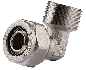 ЗУБР 1/2"х16х2 мм, "цанга-штуцер", уголок с наружной резьбой 51409-16-1/2