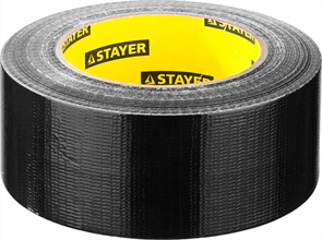 {{photo.Alt || photo.Description || 'STAYER 48 мм х 45 м, черная, на тканевой основе, армированная лента (скотч) 12086-50-50'}}