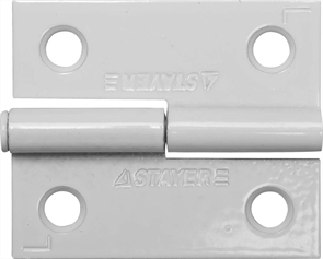 STAYER 50 x 43 x 1.8 мм, 1 шт., цвет белый, левая, петля разъемная MASTER 37613-50-2L