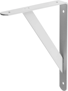 STAYER 250х200х30х4 мм, белый, уголок-кронштейн, усиленный 37421-1