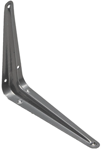 STAYER 125х150 мм, толщина 0,8 мм, серый, уголок-кронштейн 37402-2