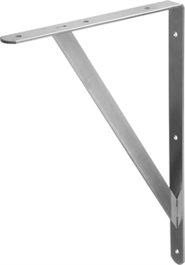 STAYER 400х280х30х4 мм, оцинкованный, уголок-кронштейн, усиленный 37423-5