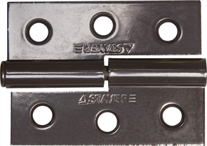 STAYER 65 x 48 x 2 мм, 1 шт., цвет коричневый, левая, петля разъемная MASTER 37613-65-3L