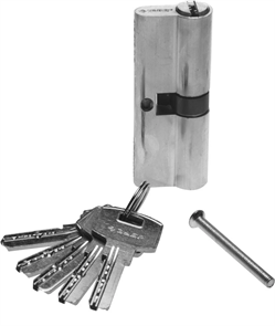 ЗУБР 80 мм, 6-PIN, 5 шт., тип ключ-ключ, механизм цилиндровый 52105-80-2