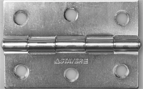 STAYER 75 x 50 x 1.6 мм, 1 шт., цвет белый цинк, петля универсальная 37611-75-1