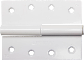 STAYER 100 x 75 x 3 мм, 1 шт., цвет белый, правая, петля разъемная MASTER 37613-100-2R