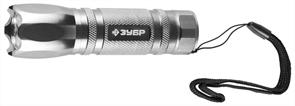ЗУБР 8 LED, 3хААА, металлик, фонарь светодиодный 56206