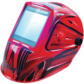 FUBAG 100х93 мм, 5-9/5-13 DIN, спец. пластик, маска электросварщика ULTIMA 5-13 Panoramic Red
