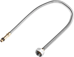 ЗУБР  1/2", 0,5 м, сильфонная из нержавеющей стали, для смесителя, укороченная подводка 51013-050