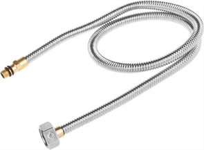 ЗУБР 1/2", 0.8 м, сильфонная из нержавеющей стали, для смесителя, укороченная подводка 51012-080