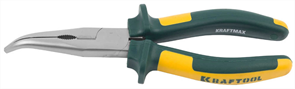 KRAFTOOL 200 мм, тонкогубцы изогнутые KRAFT-MAX 22011-4-20