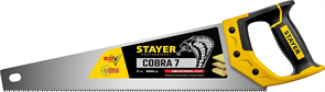 STAYER 7 TPI, 400 мм, ножовка универсальная (пила) Cobra 7 1510-40_z02