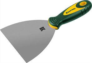 {{photo.Alt || photo.Description || 'KRAFTOOL 125 мм, нержавеющее полотно, двухкомпонентная рукоятка, шпательная лопатка 10035-125'}}