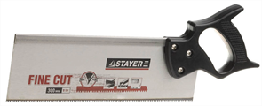 STAYER 8 TPI, 300 мм, ножовка с обушком для стусла (пила) 1536-30