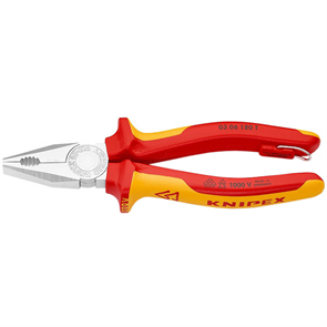 KNIPEX 180 мм, плоскогубцы KN-0306180TBK