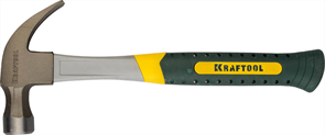 KRAFTOOL 560 г, с фиберглассовой рукояткой молоток-гвоздодер 20280-560